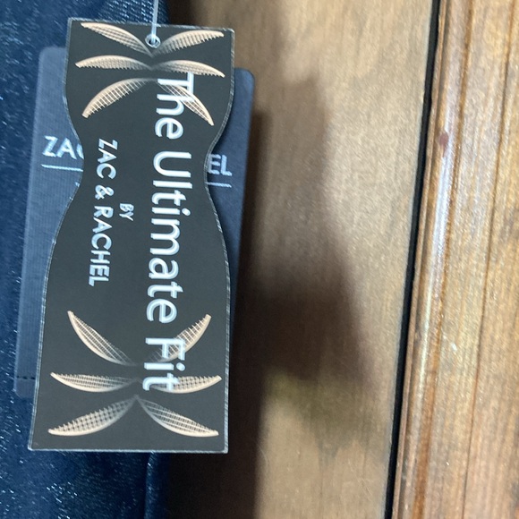 Zac & Rachel pant navy rose sparkle the ultimate fit pant 24W - Picture 4 of 16